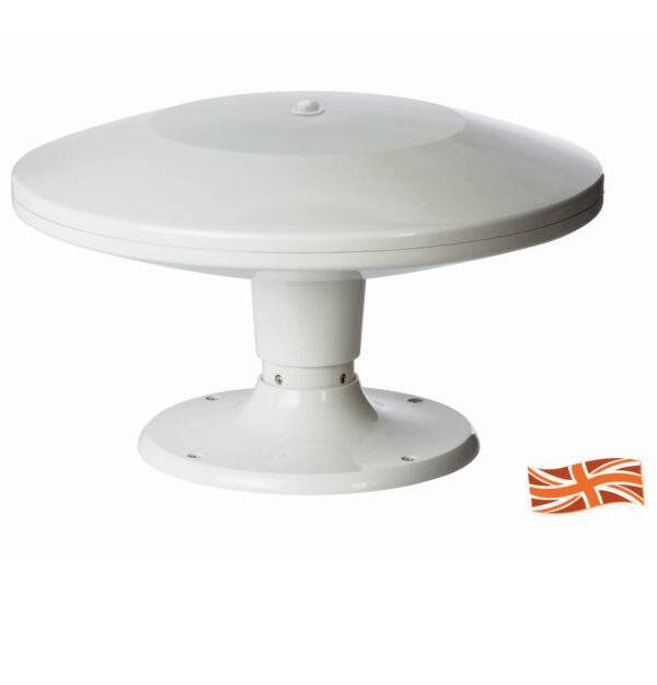 Vision Plus STATUS 350 Omni-Directional Antenna (10m Coax) with VP3 Amplifier for Digital TV & FM Radio