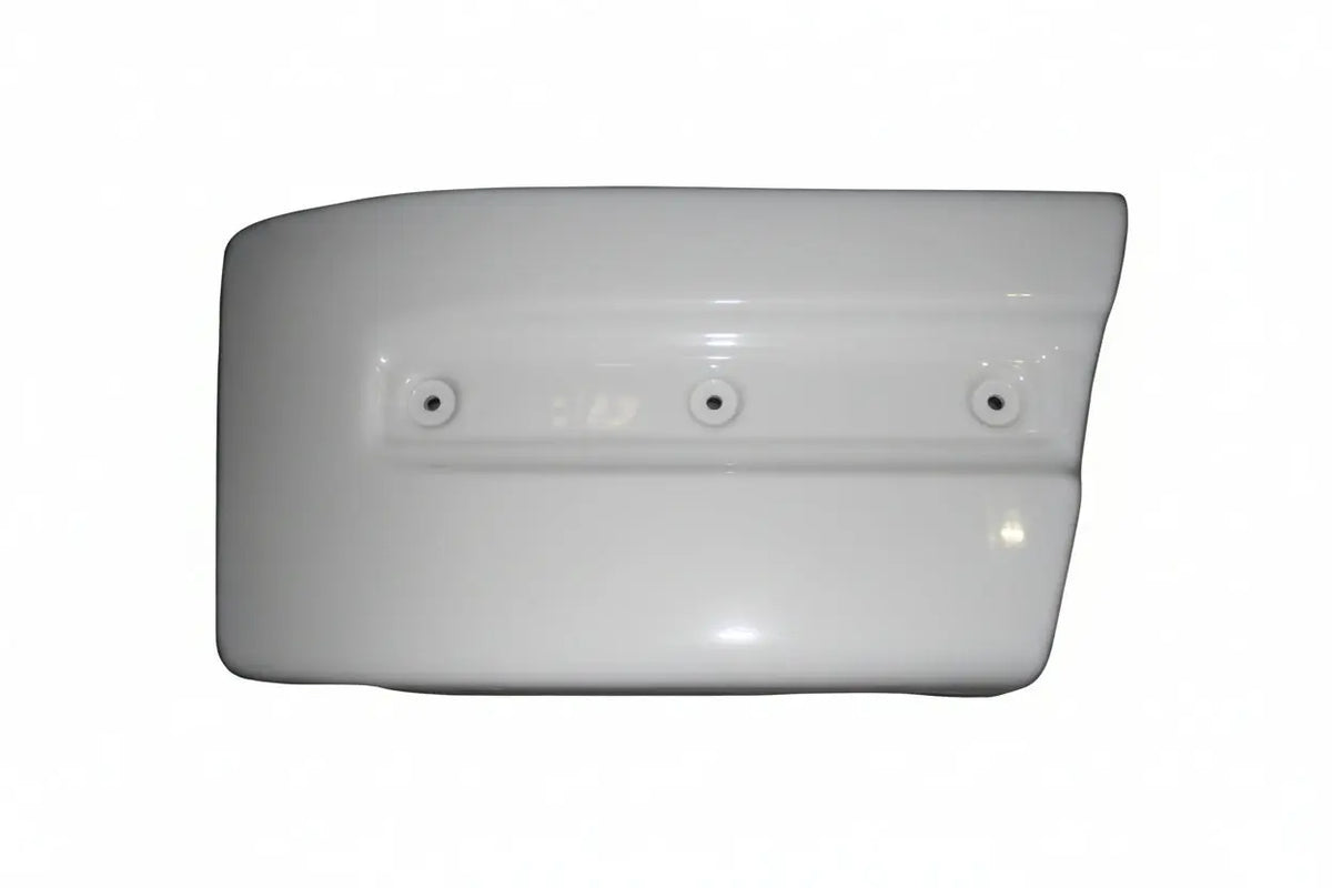 A white Elddis motorhome lower cover for the rear offside low line.