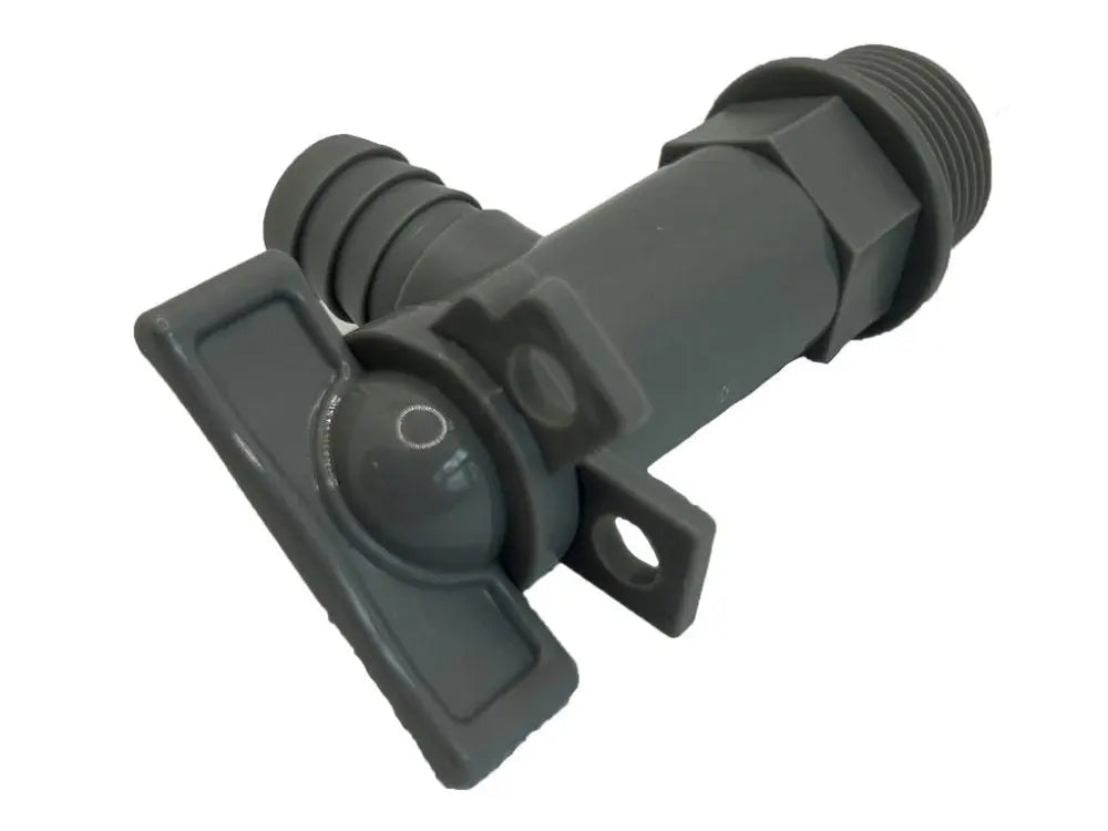 Grey Waste Water Drainage Tap with 3/4" male BSP Pennine Leisure Supplies
