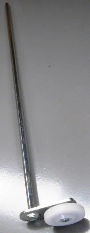A metal Roller Team motorhome bed manual release handle.