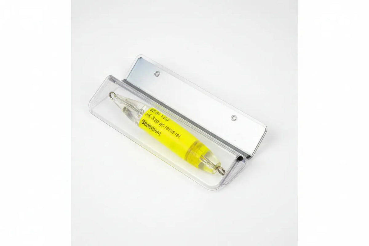A chrome Dethleffs motorhome z-shaped molding part.
