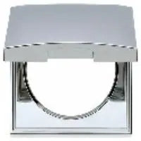 Berker IP44 1 GANG FRAME Chrome With Hinged Cover Berker