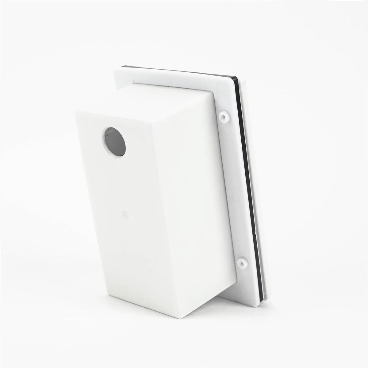 Flush Fitting 240V Inlet, Rectangular - White Powerpart