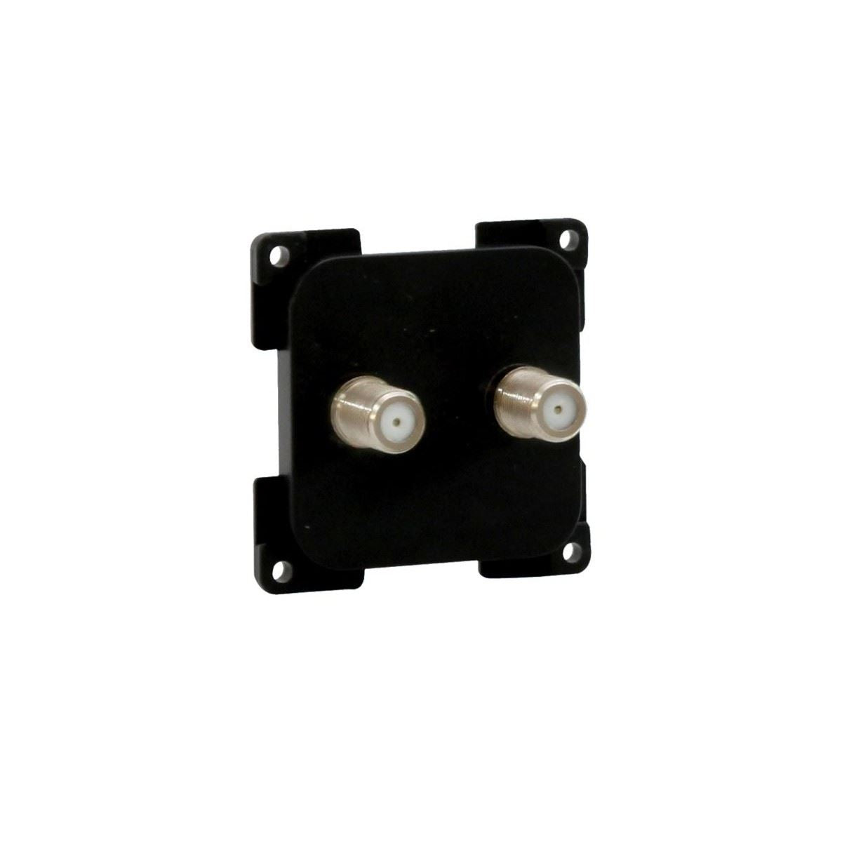 C-Line Double Satellite Socket Black