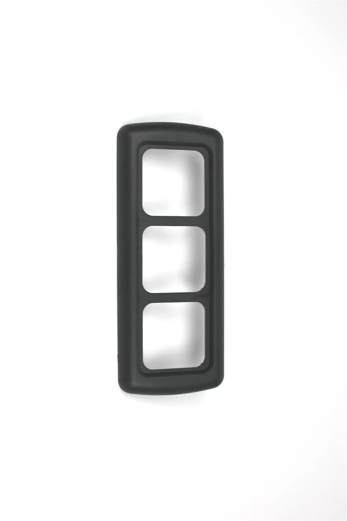 Black 3 way electrical surround on white background