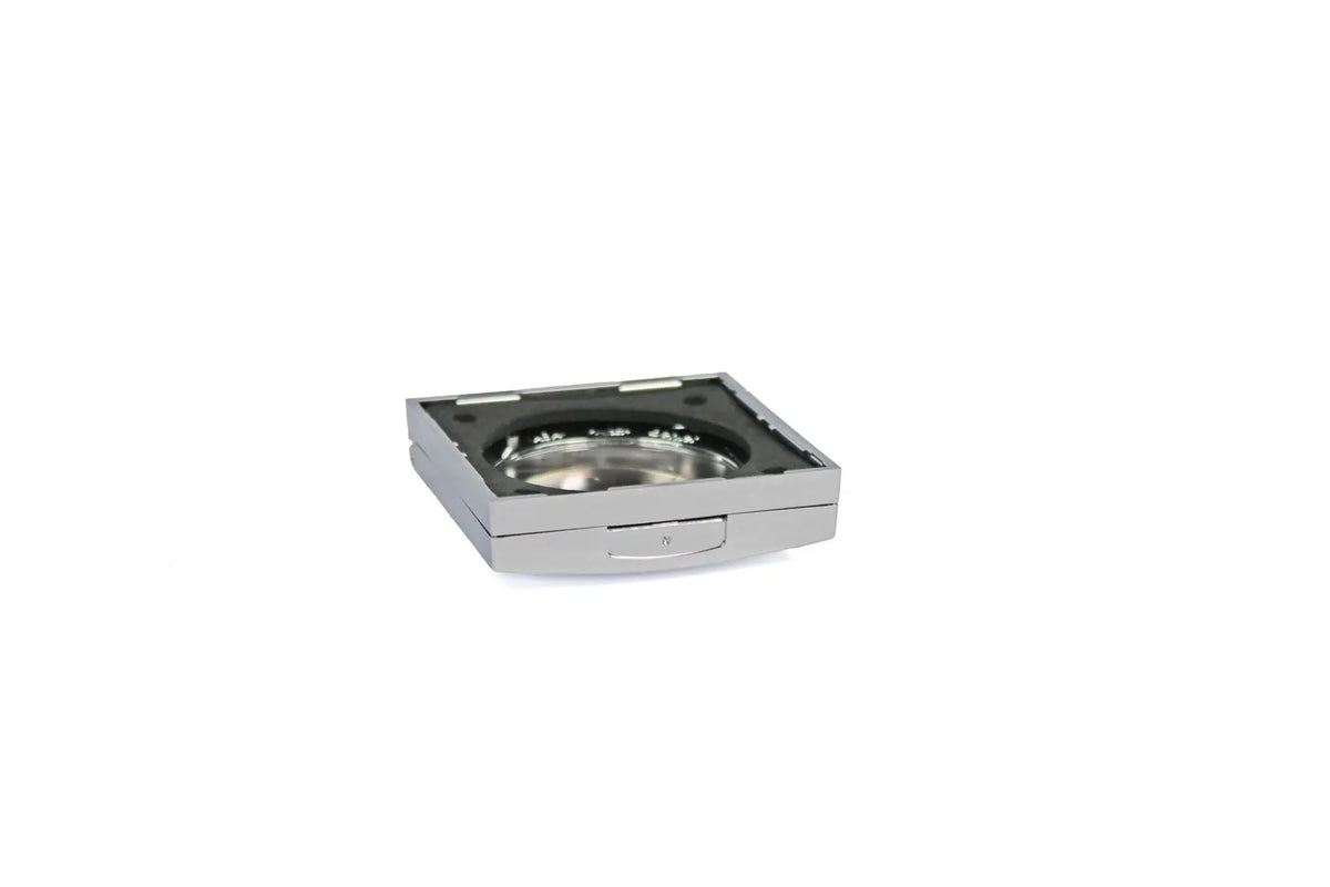 Berker Frame with Hinged Lid - Chrome Berker