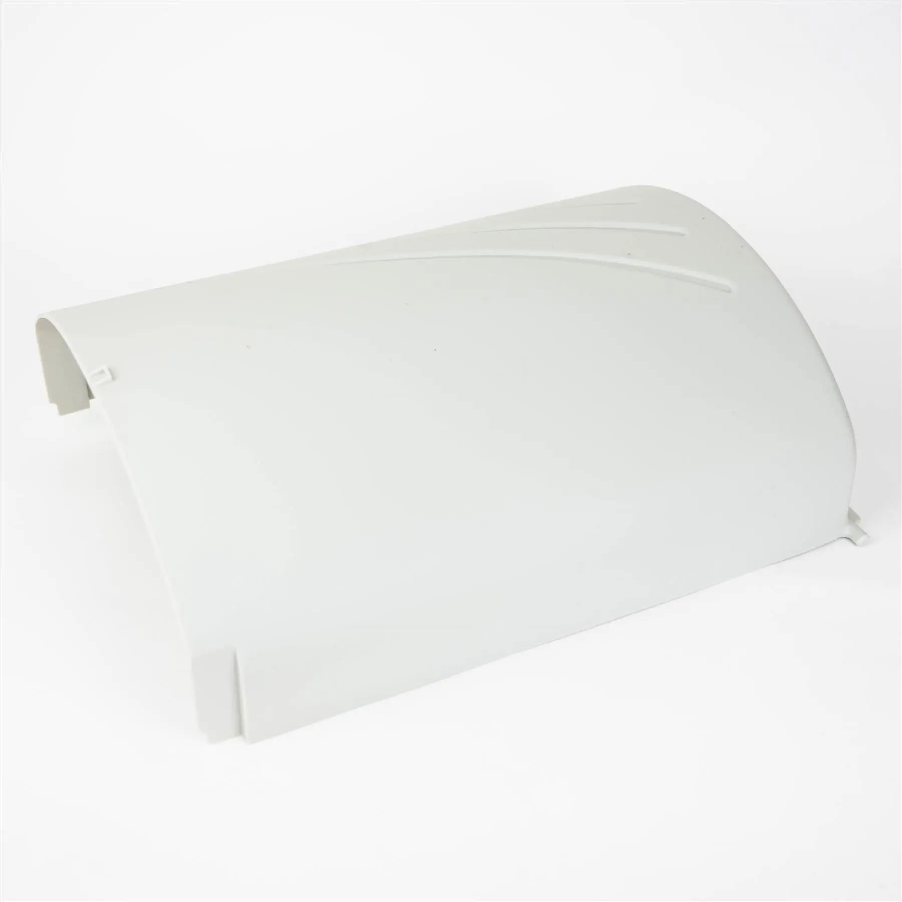 A white plastic Auto-Trail motorhome bin.