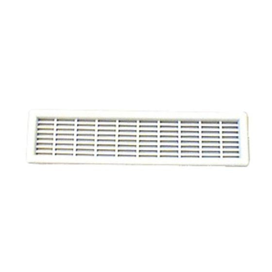 MPK Interior Vent 180x45mm. White MPK