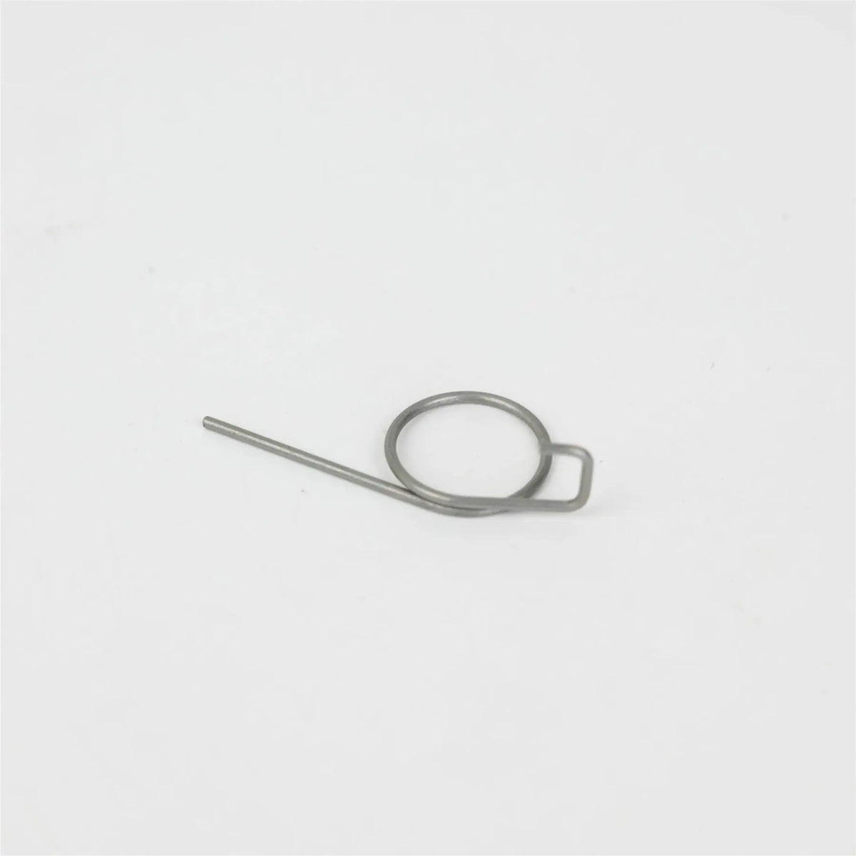 A chrome Dethleffs motorhome door lock spring.