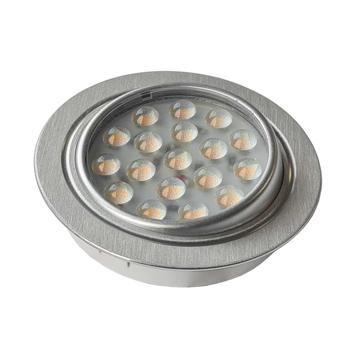 Dimatic Tilting Recessed Downlight (12V / 1.29W / Warm White / IP20)