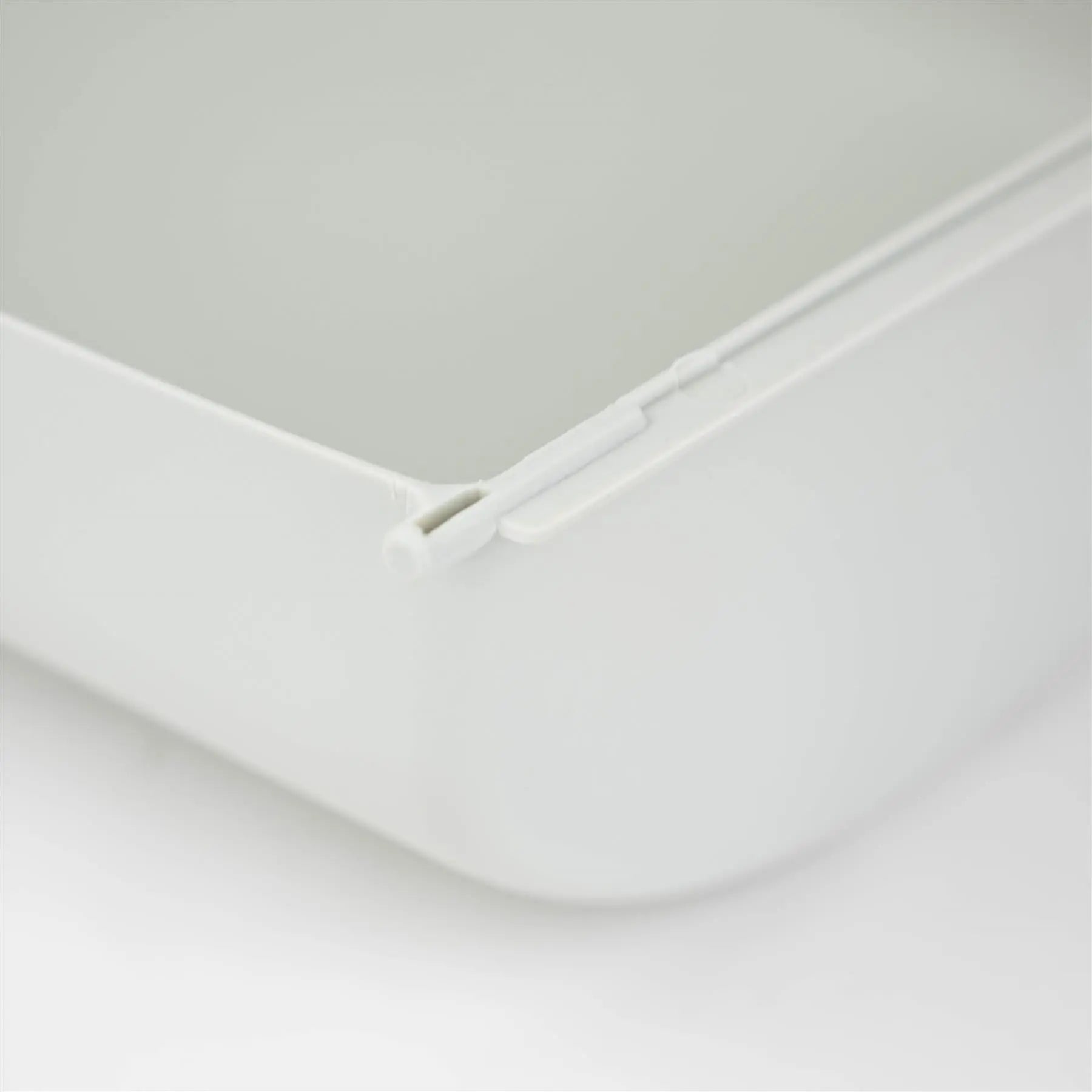 A white plastic Auto-Trail motorhome bin.