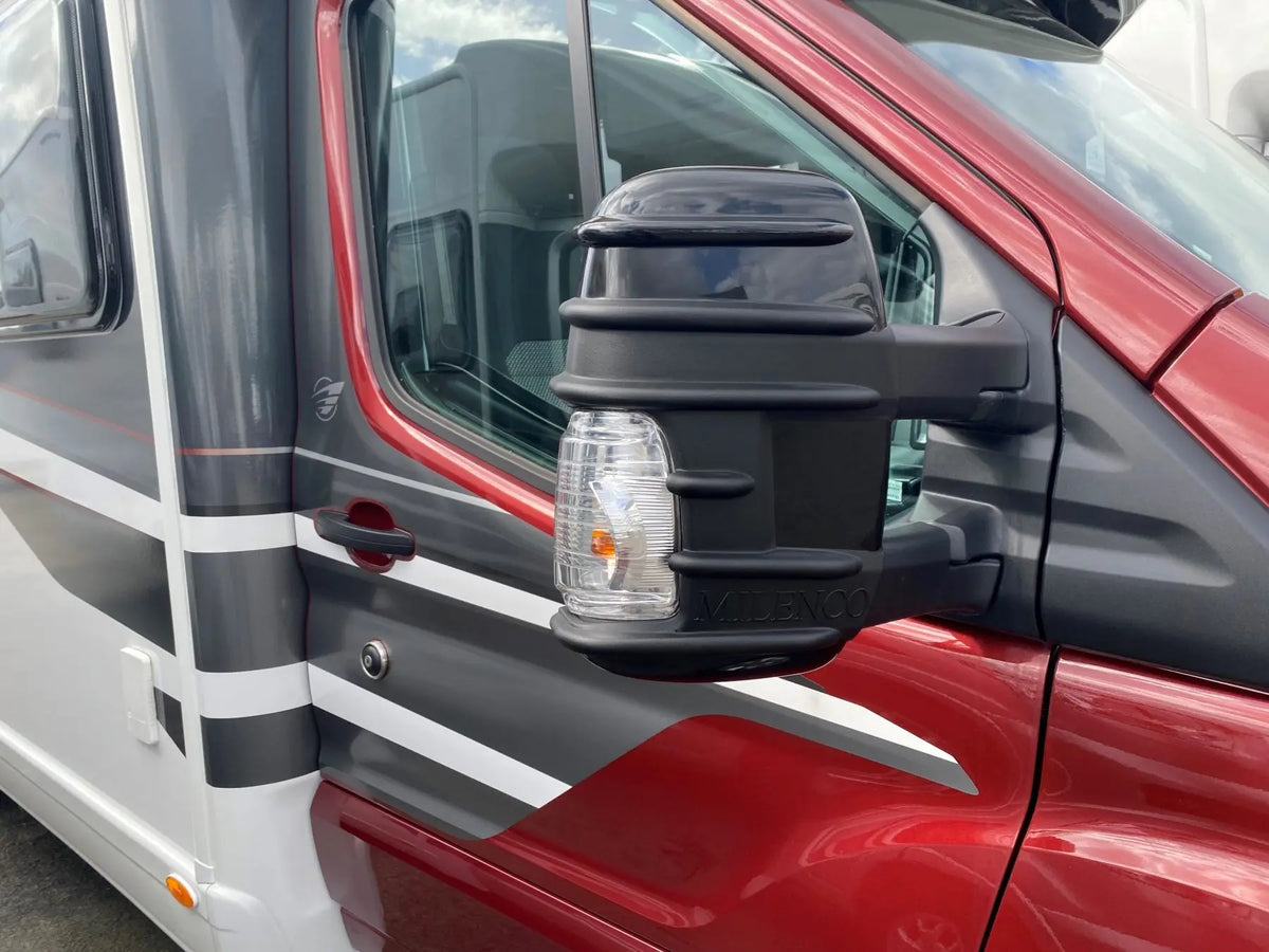 Milenco Transit Motorhome - Twin Arm Mirror Protector Bumpers Milenco