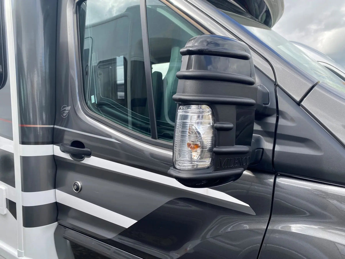 Milenco Transit Motorhome - Twin Arm Mirror Protector Bumpers Milenco