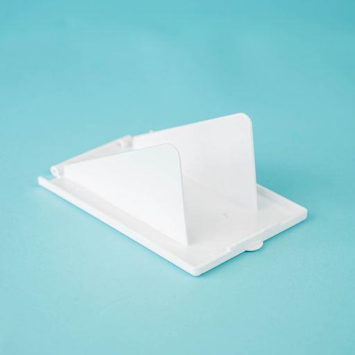 Mains Inlet Oblong White Cover and Pins for 016036/9