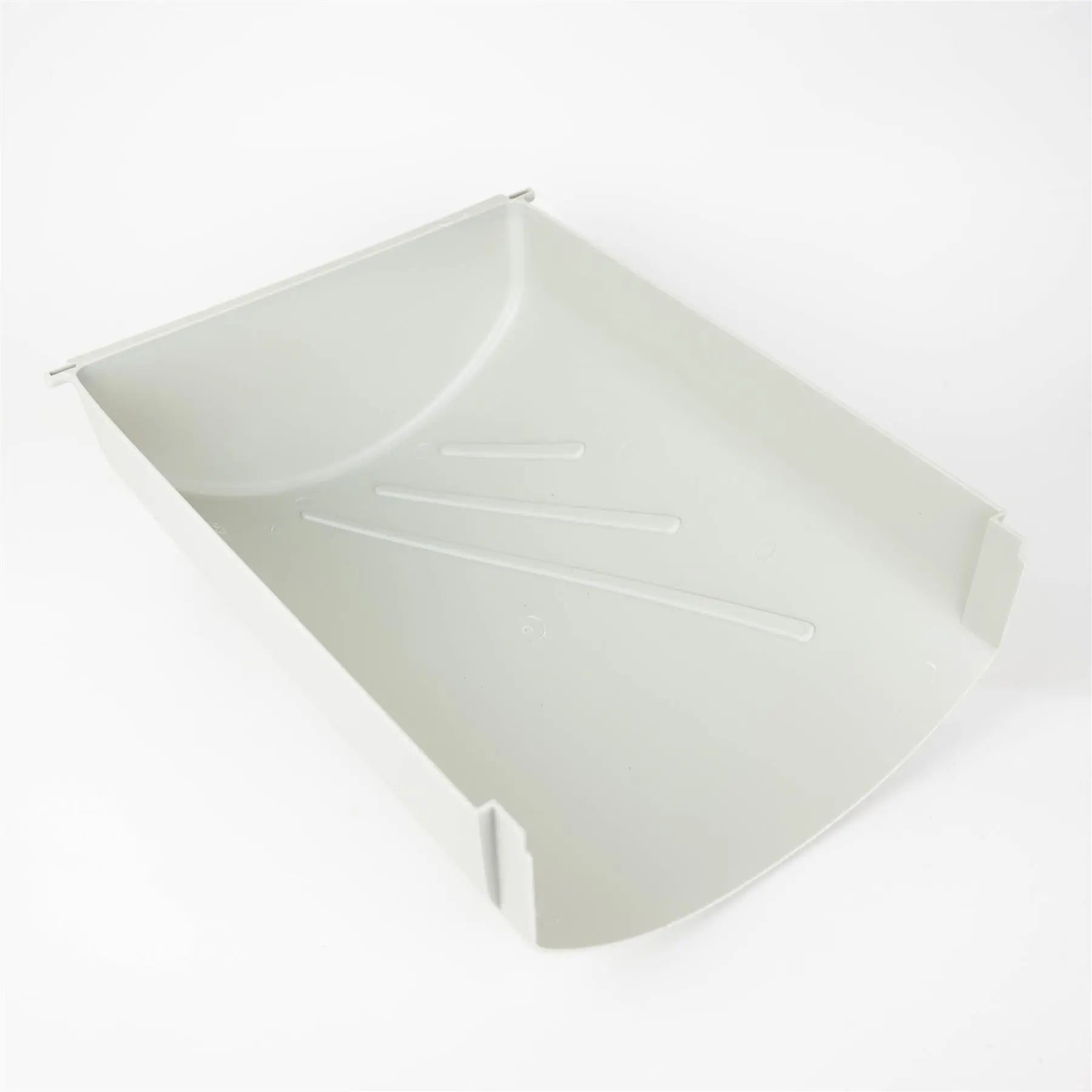 A white plastic Auto-Trail motorhome bin.