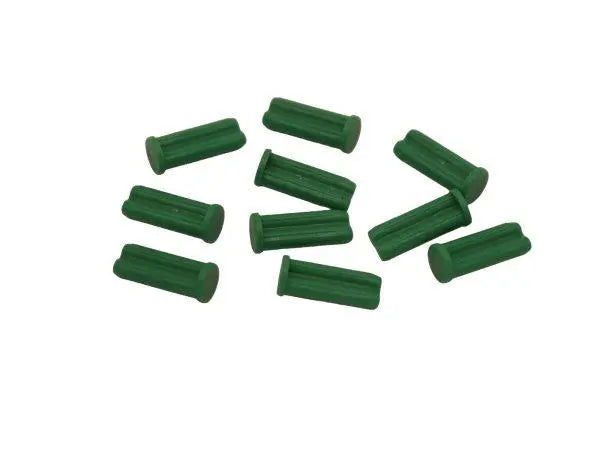 Green Reich locking pins for motorhome flexible tap tails.