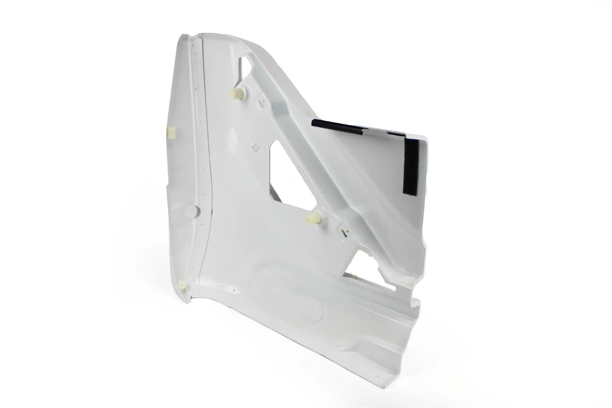 A white Dethleffs motorhome offside lamp holder.