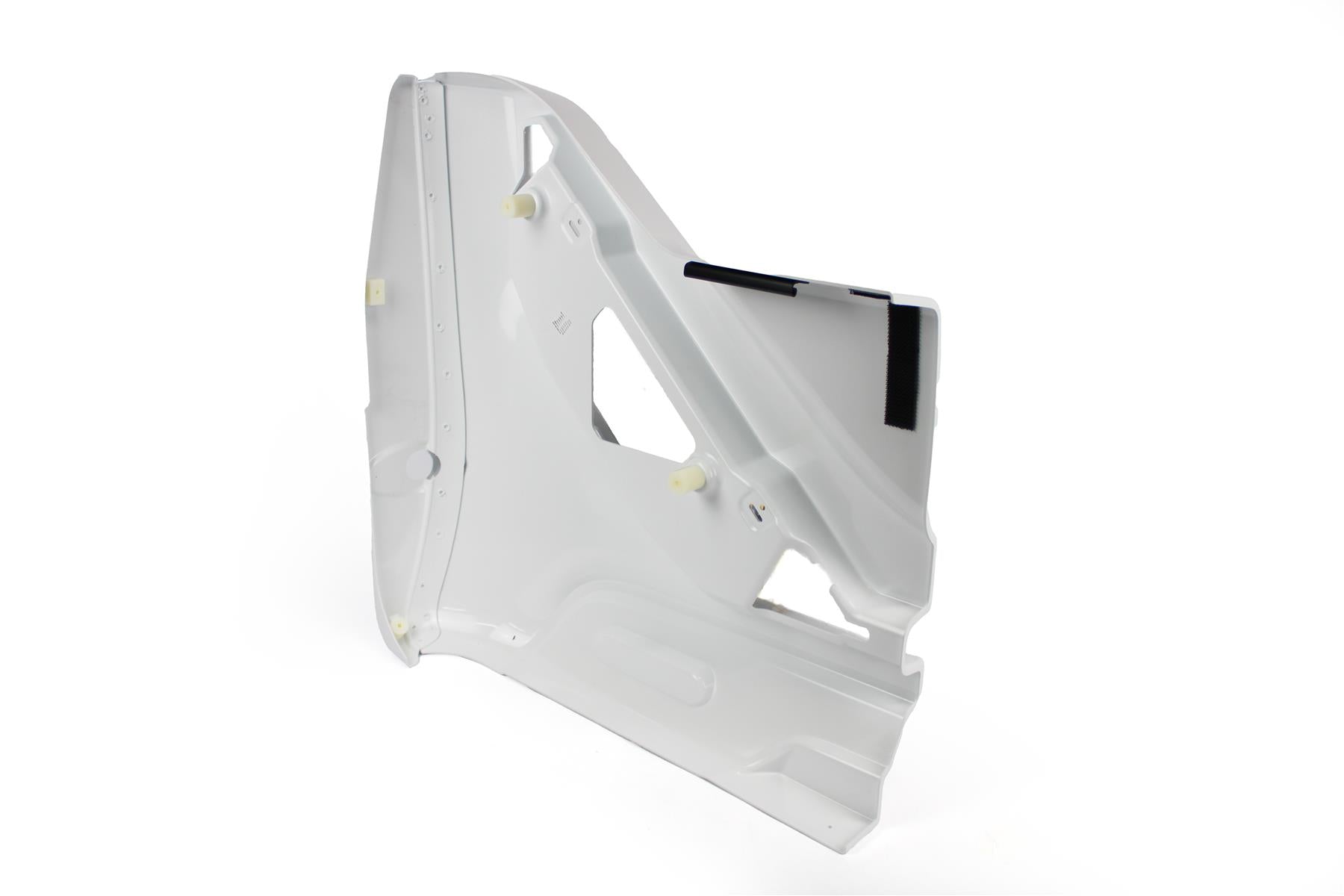 A white Dethleffs motorhome offside lamp holder.