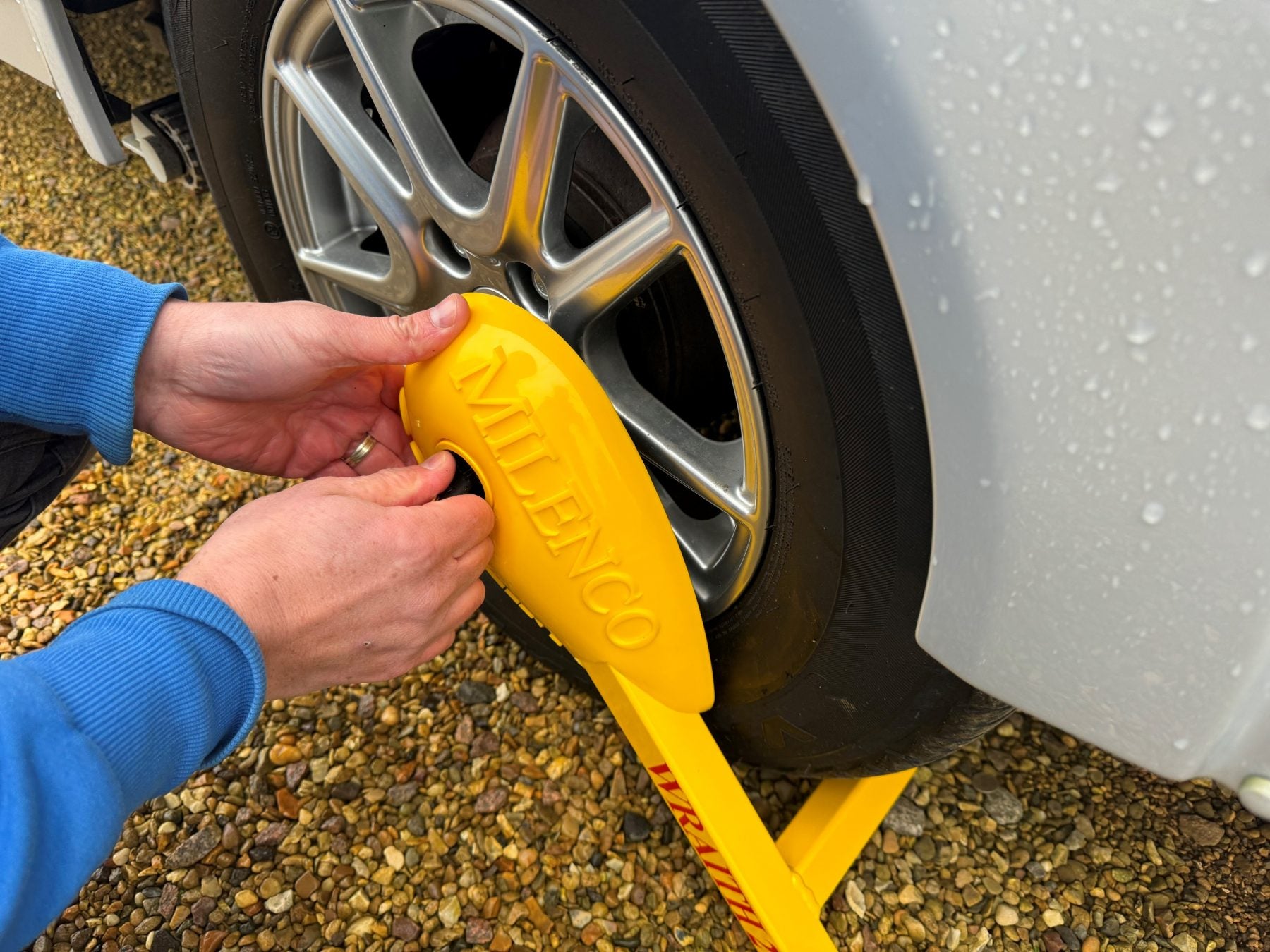 Milenco Wraith 3 Caravan Wheel Lock