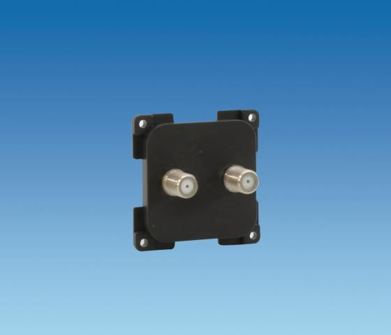 C-Line Double Satellite Socket Grey