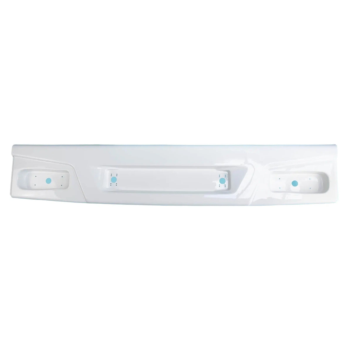 A white Elddis Autoquest motorhome rear bumper panel.