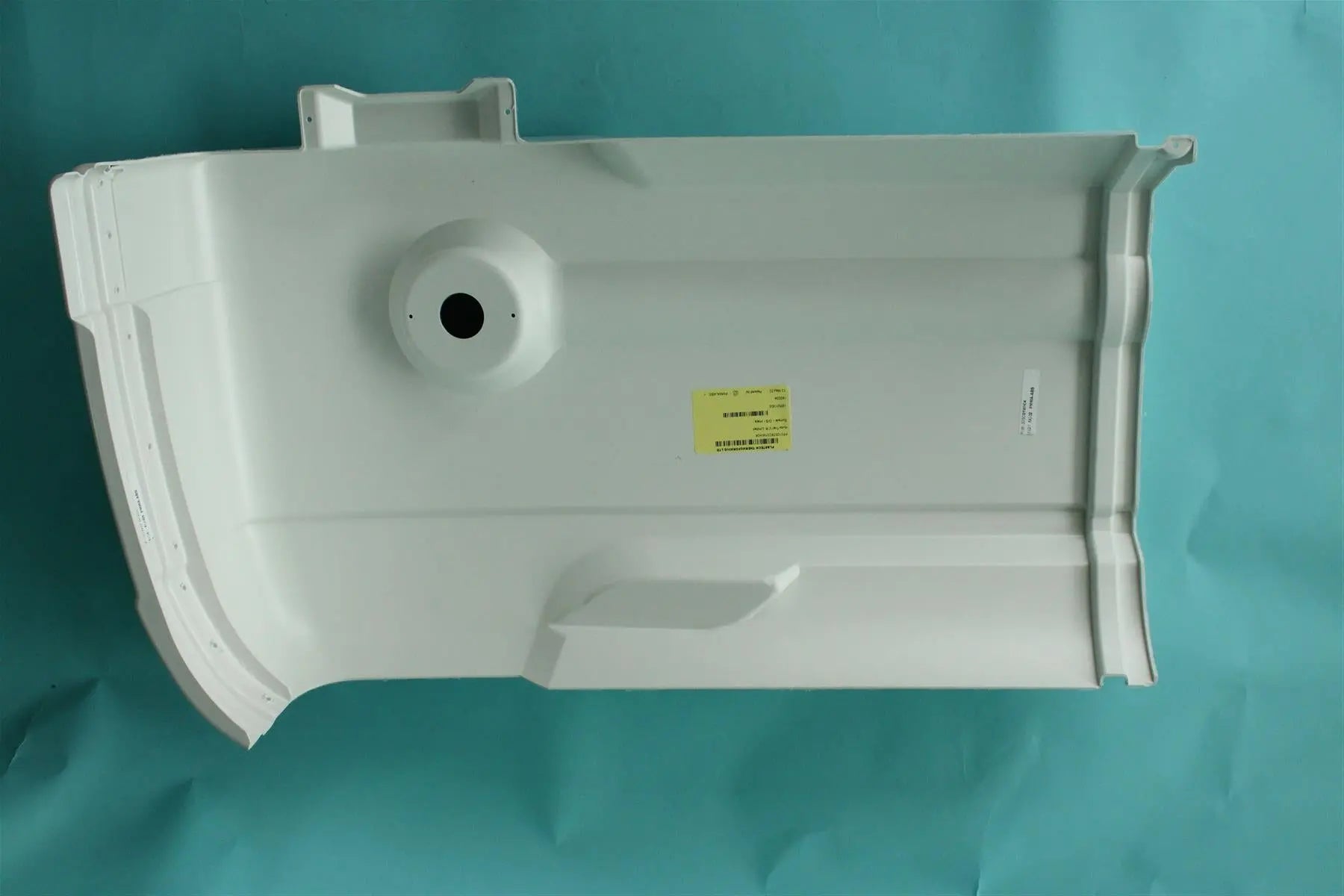 A white offside Auto-Trail Imala motorhome bumper.