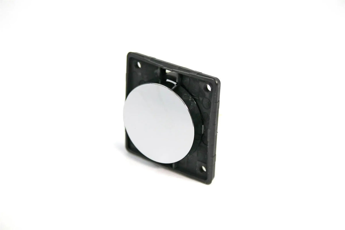 Berker Single Rocker Switch - Chrome Berker