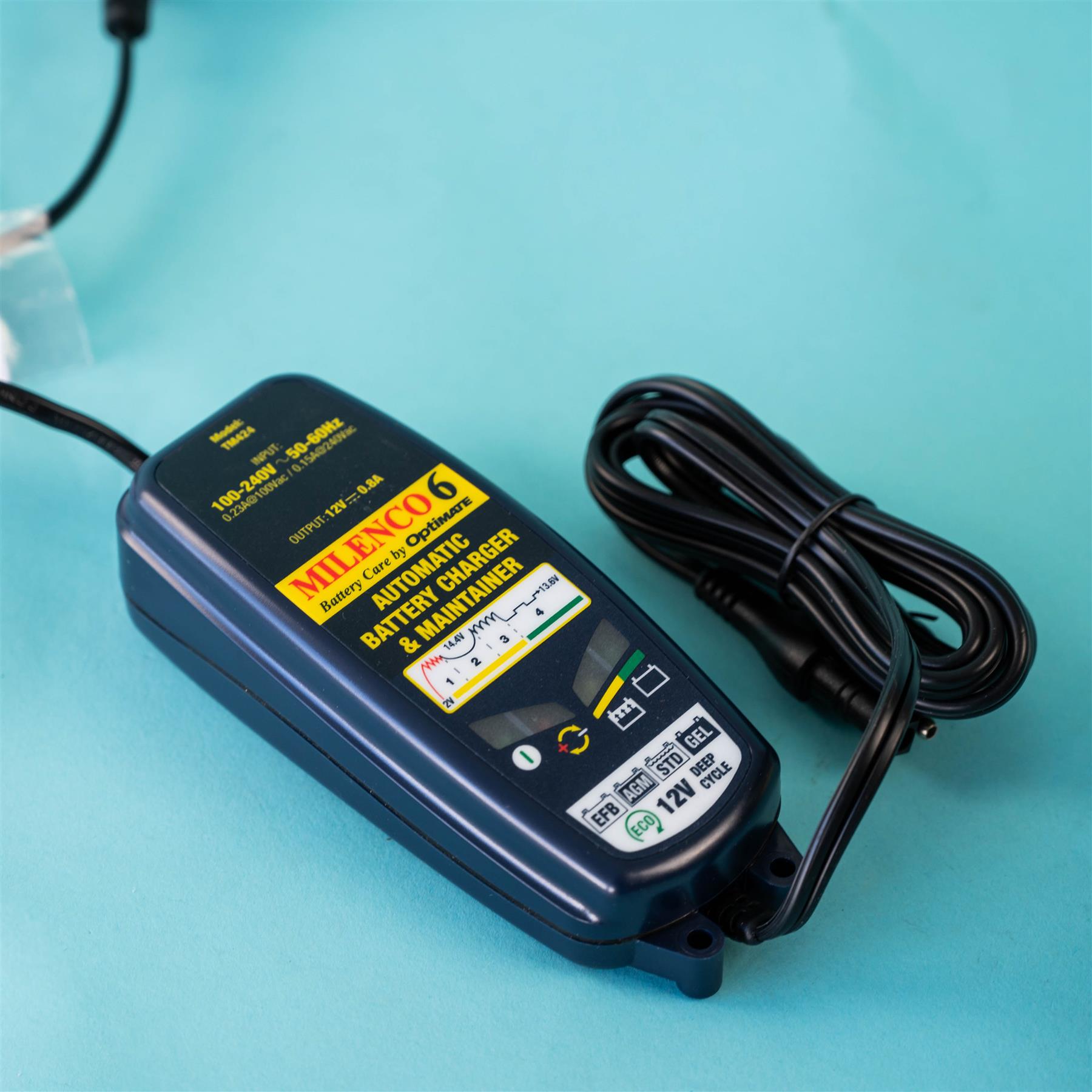 Milenco 6 by Optimate motorhome battery smart charger