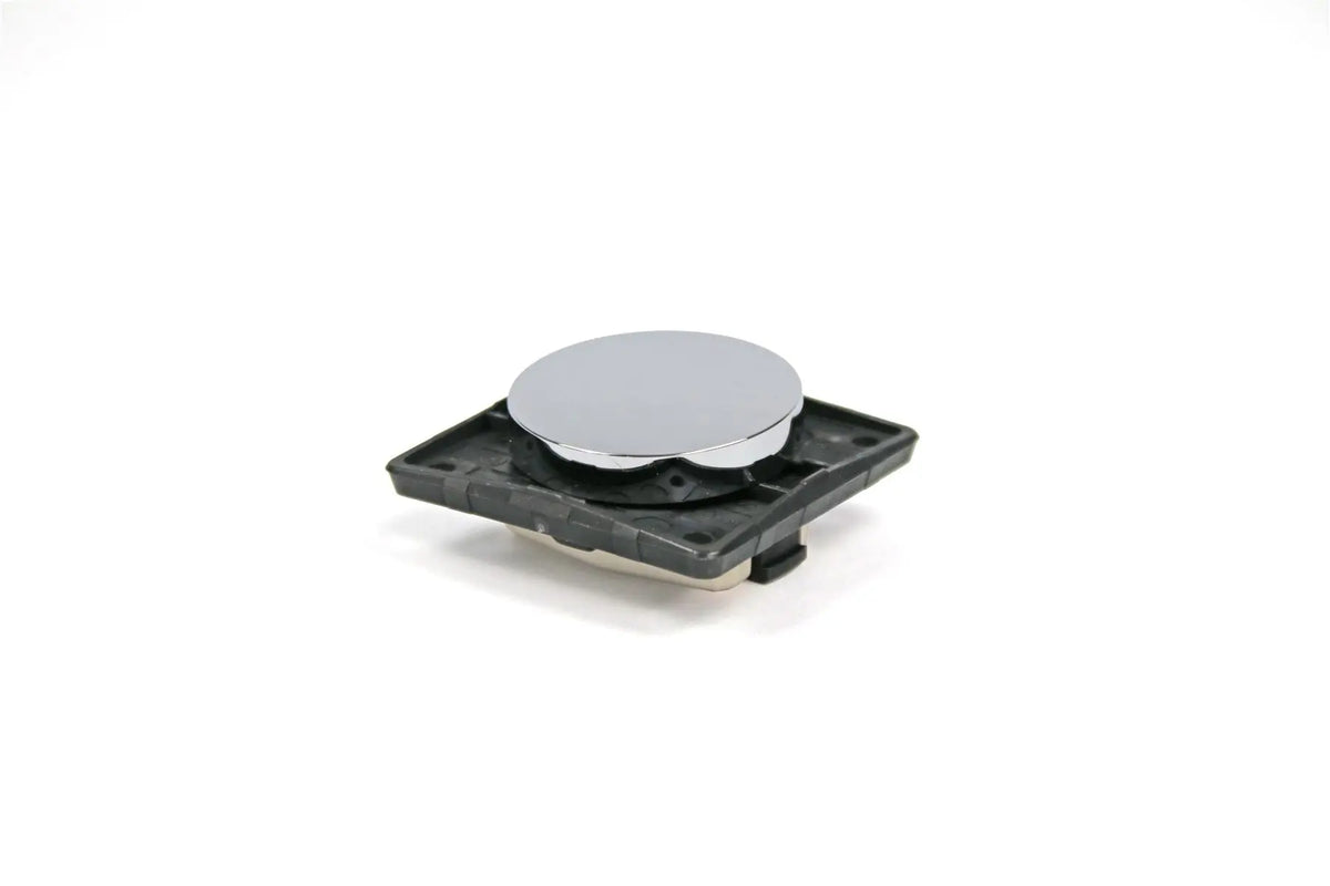 Berker Single Rocker Switch - Chrome Berker