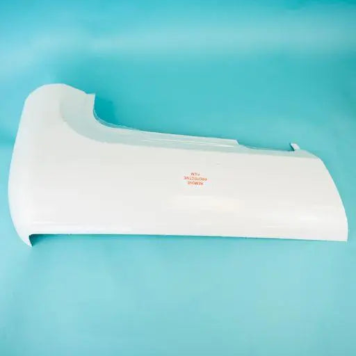 A white nearside Auto-Trail Frontier motorhome back panel skirt.