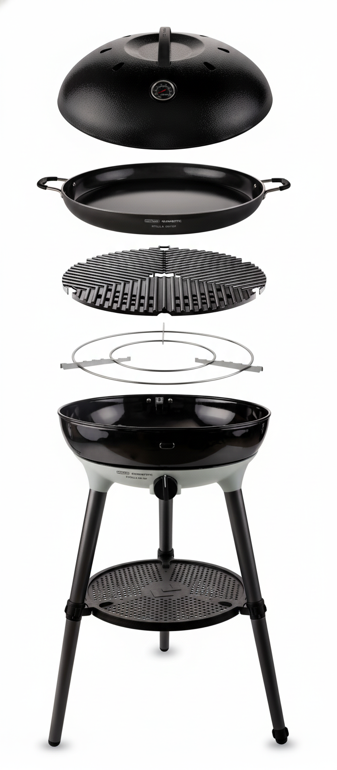 Cadac Carri Chef 50 BBQ with Paella Pan and Quick Release