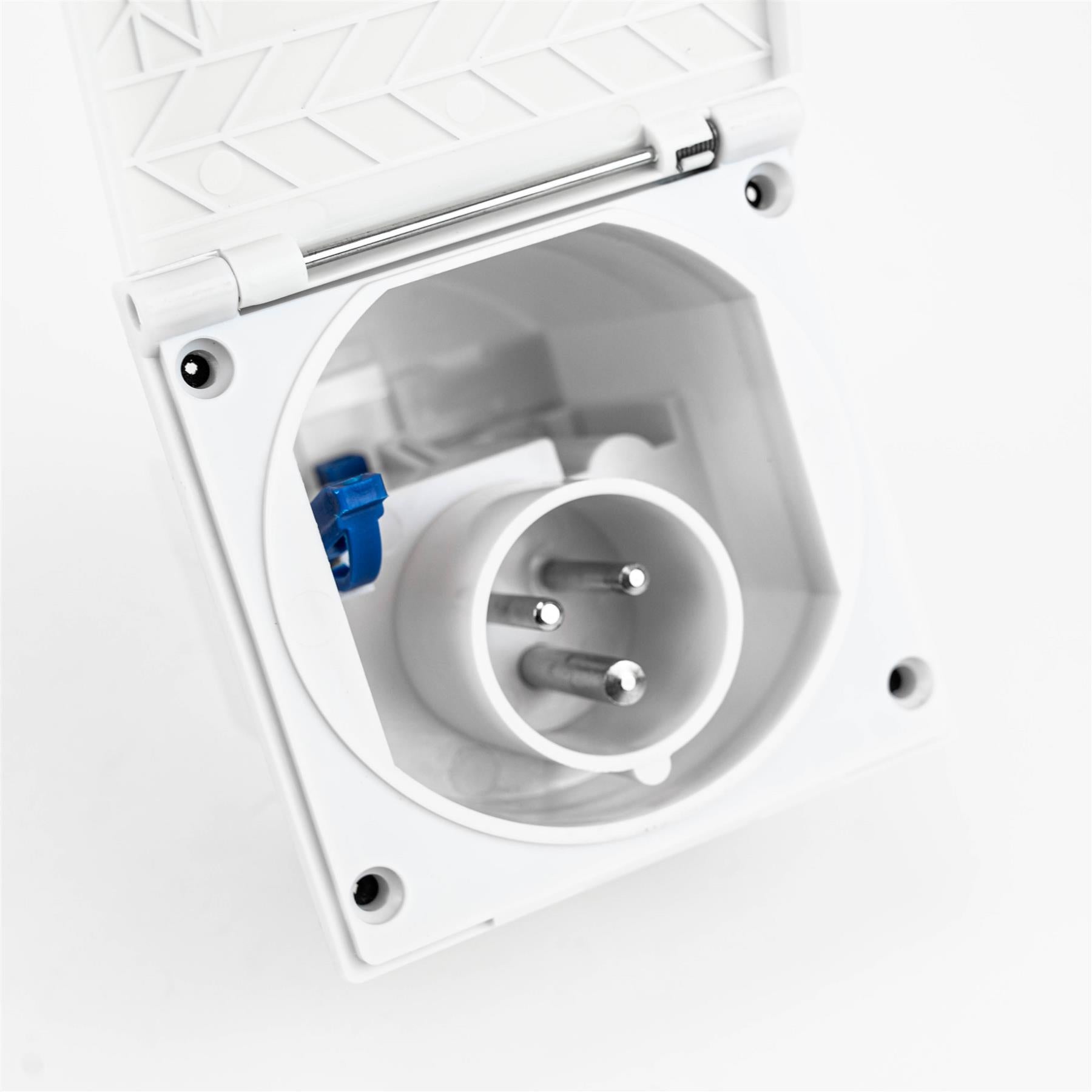 Mains Inlet Flush Fitting - White