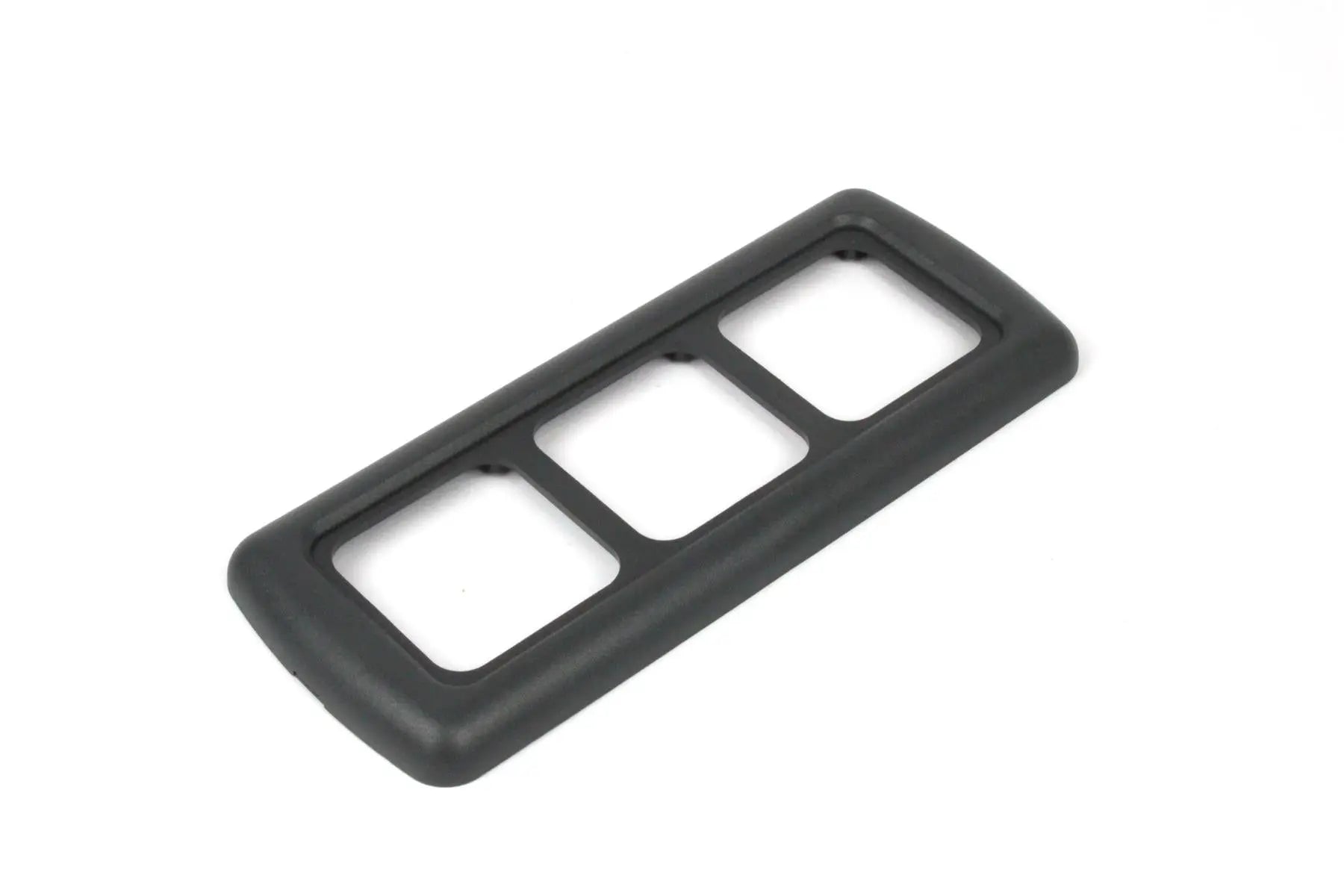 Black 3 way electrical surround on white background