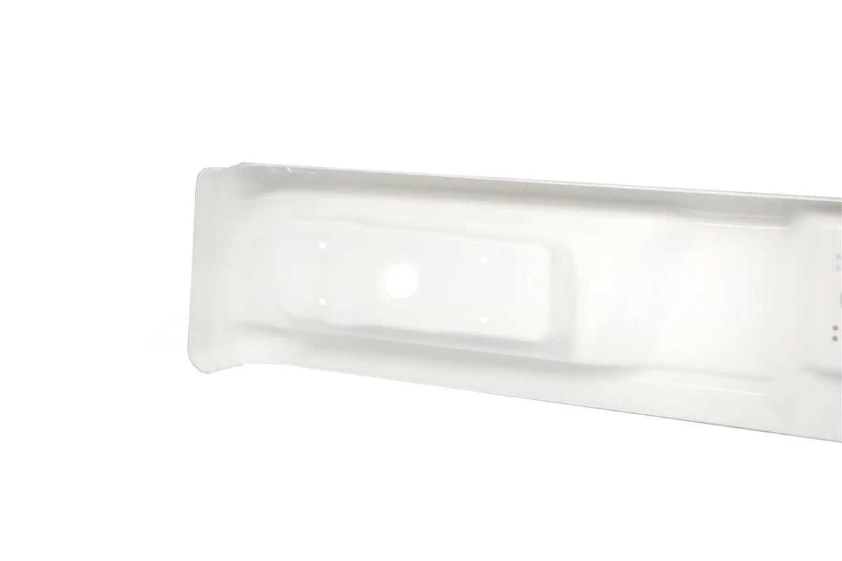 A white Elddis Accordo Rear Lights Bumper Panel.