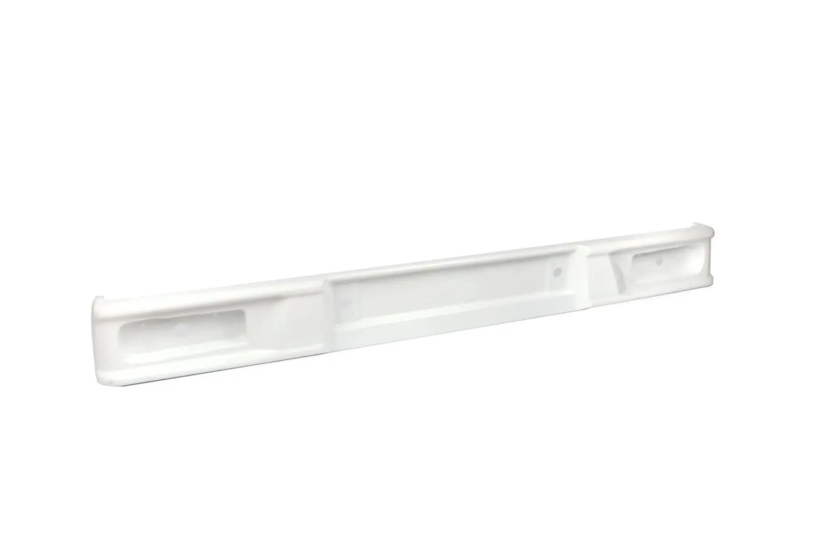 A white Elddis Accordo Rear Lights Bumper Panel.