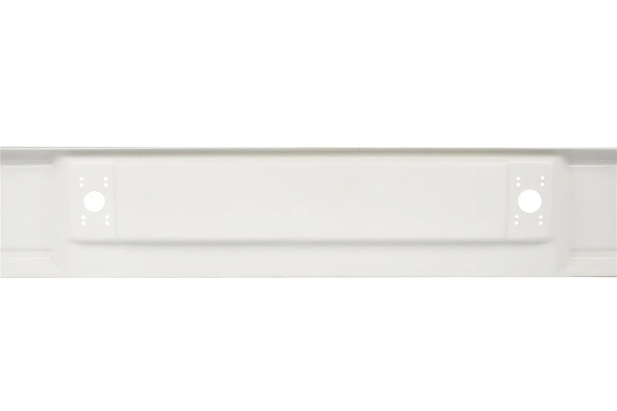 A white Elddis Accordo Rear Lights Bumper Panel.