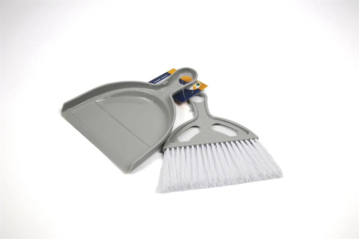 Dustpan and Brush Set - Grey Pennine Leisure Supplies