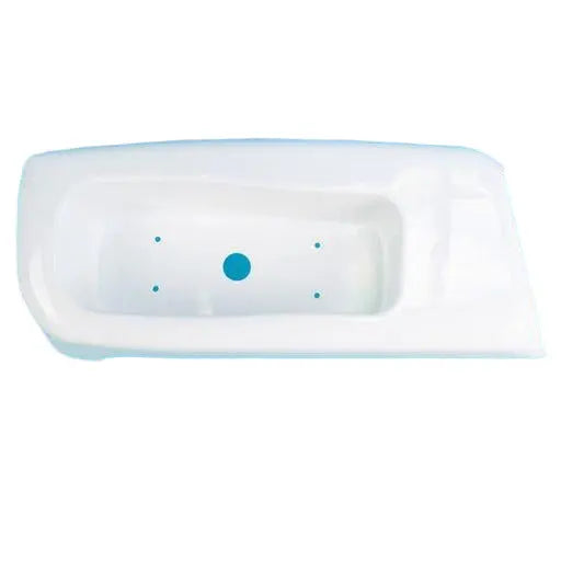 A white Elddis Autoquest motorhome nearside corner bumper.