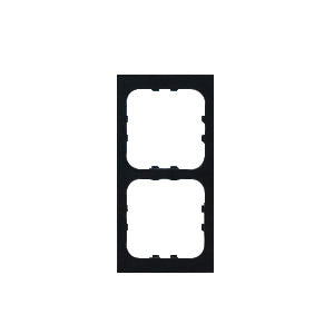 2 way powerpart C-Line faceplate from the CG range. Matt black