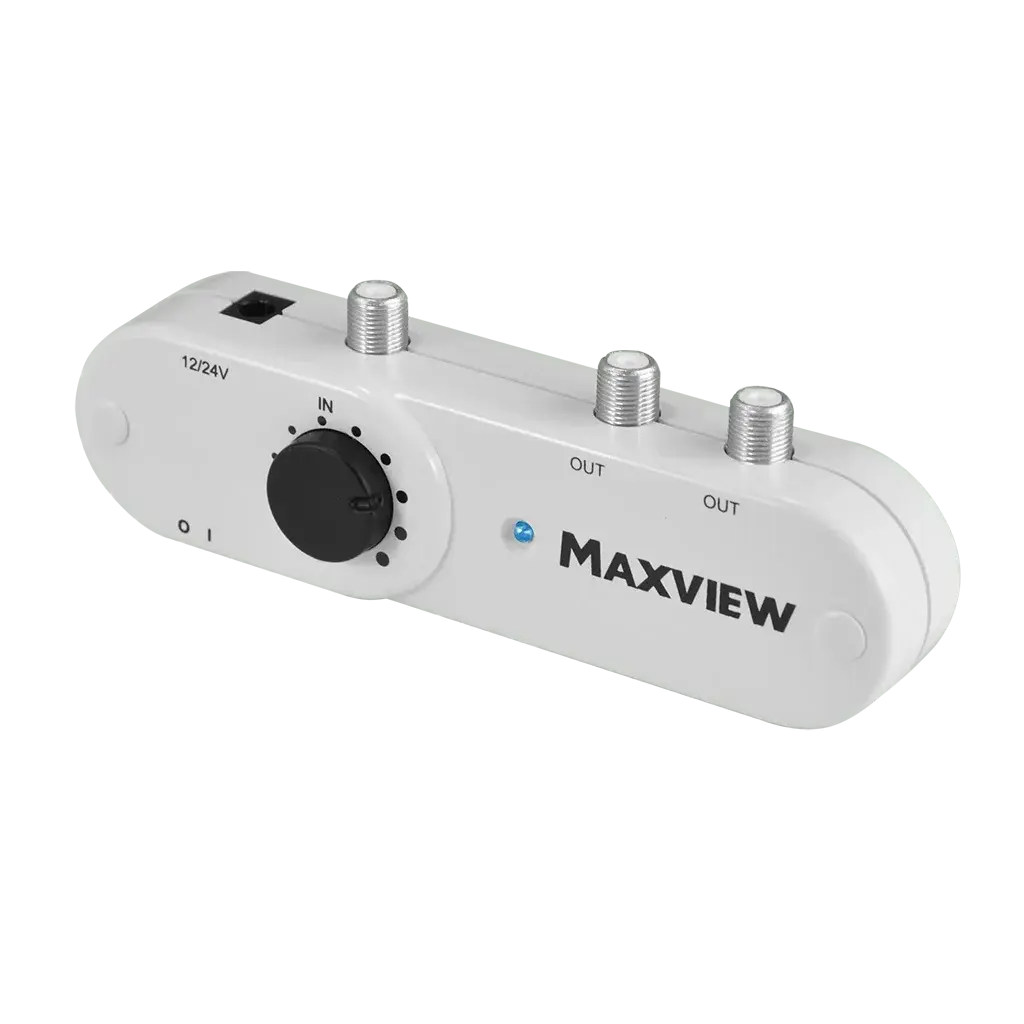 Maxview 1 Set Variable Gain Signal Booster 12V Maxview