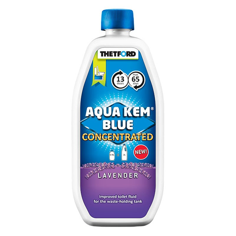 Thetford Aqua Kem Concentrated Blue Lavender Toilet Fluid (780 ml)