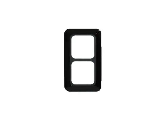 PO402 C-Line CT Range 2 way faceplate black