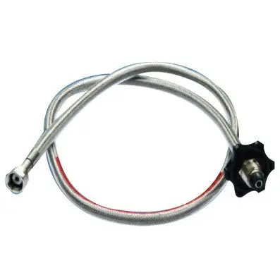 Propane Stainless Steel Hose With Handwheel 450mm Pennine Leisure Supplies