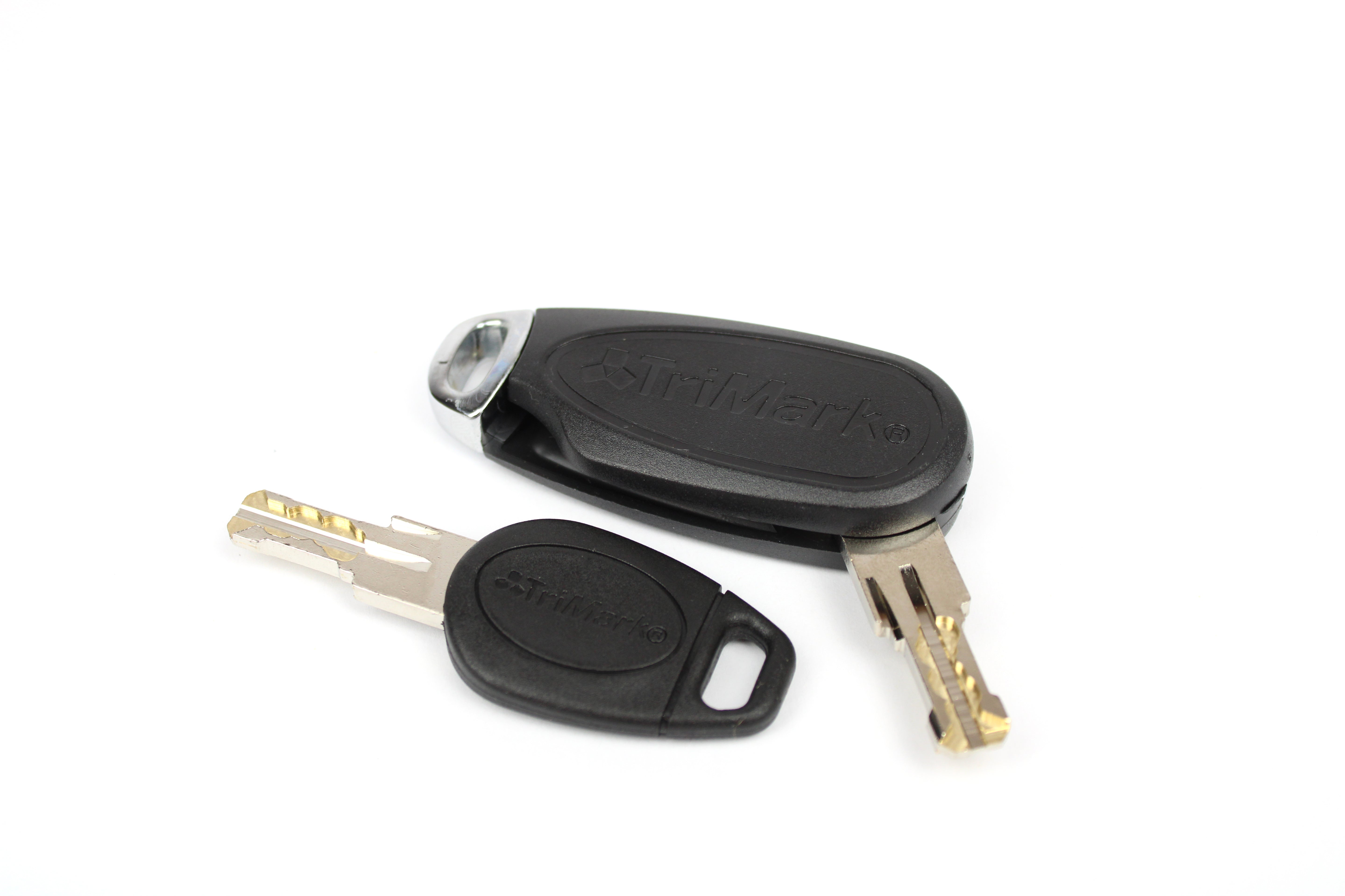 Key on white background