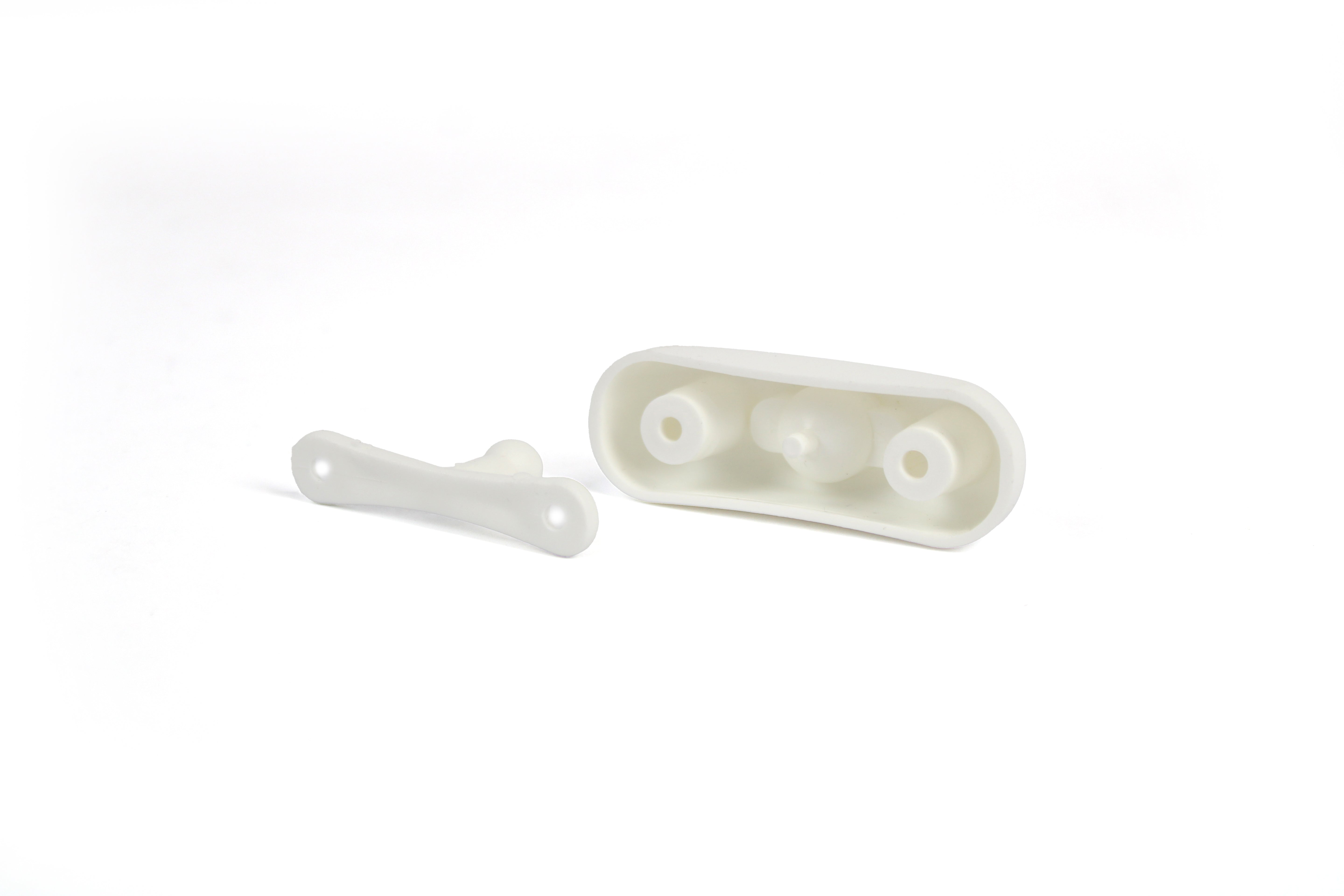 A White Roller Team external door retainer