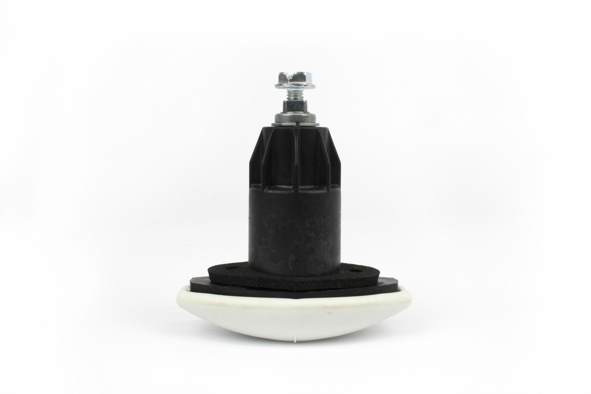 White lock on white background