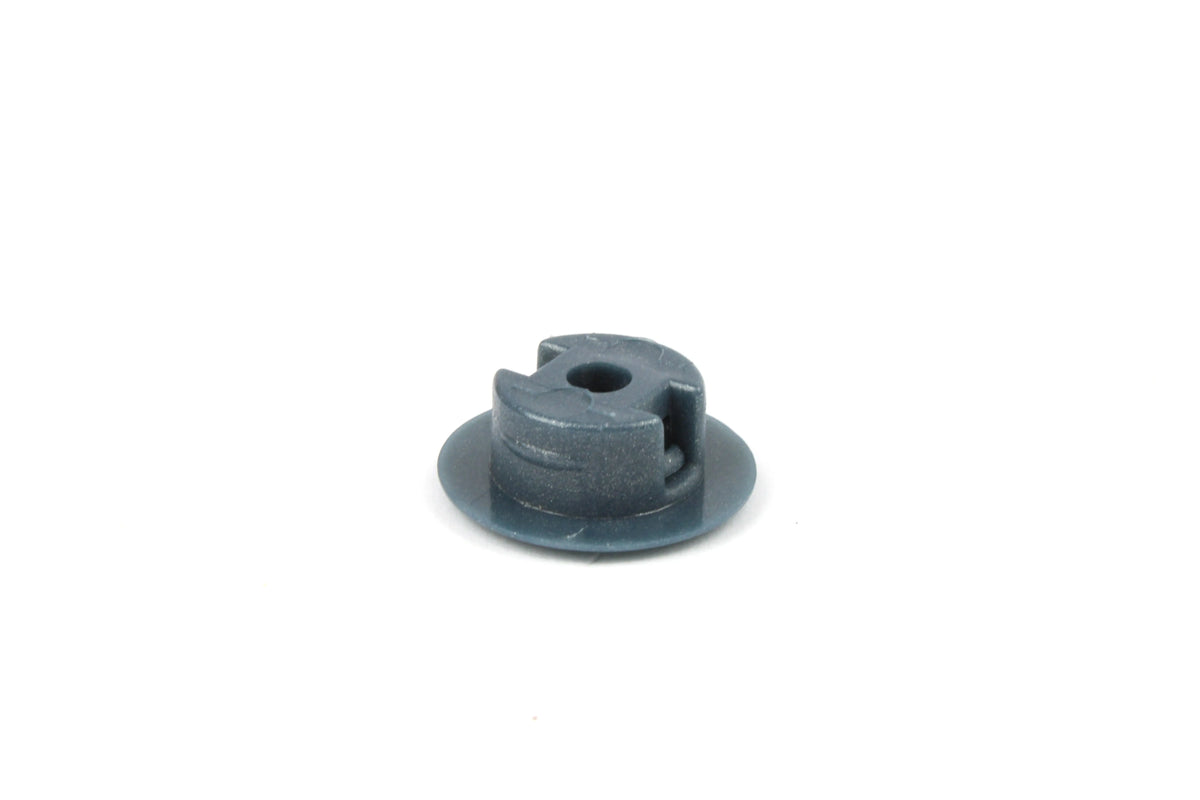 A grey Roller Team motorhome decorative screw cap cover.