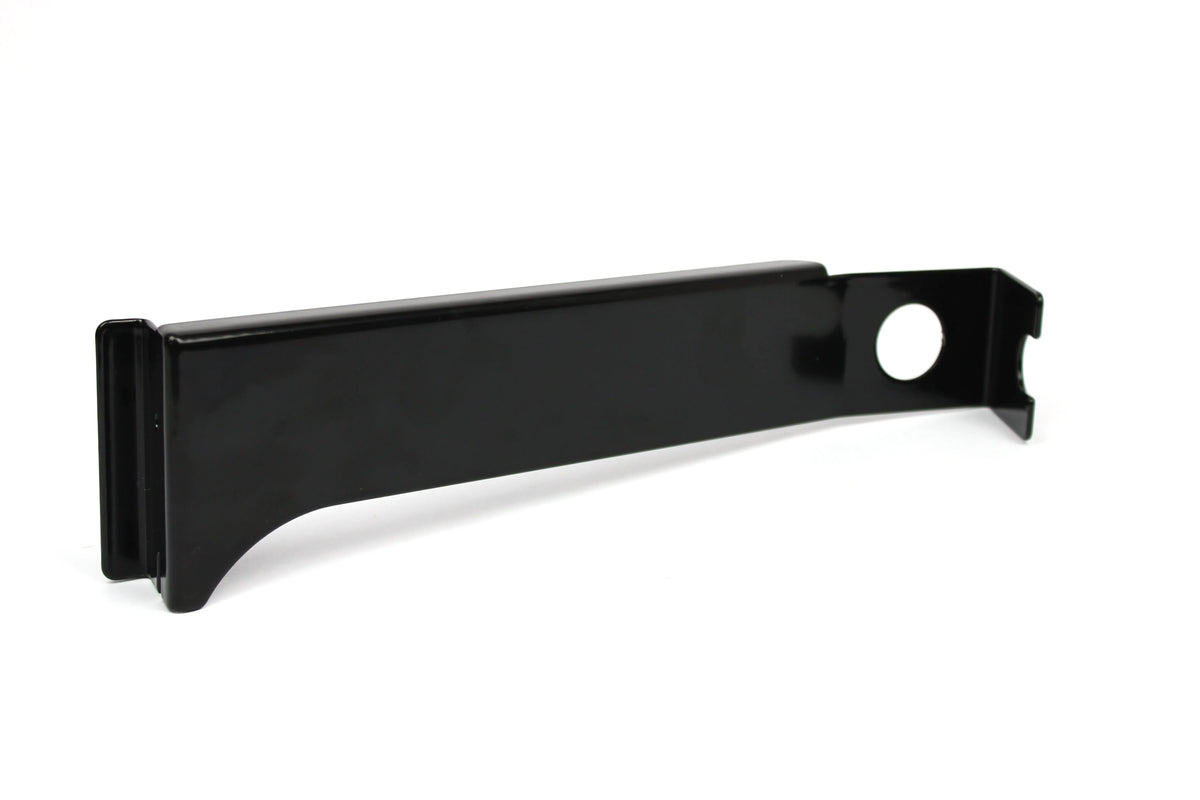Black metal Elddis motorhome water tap bracket.