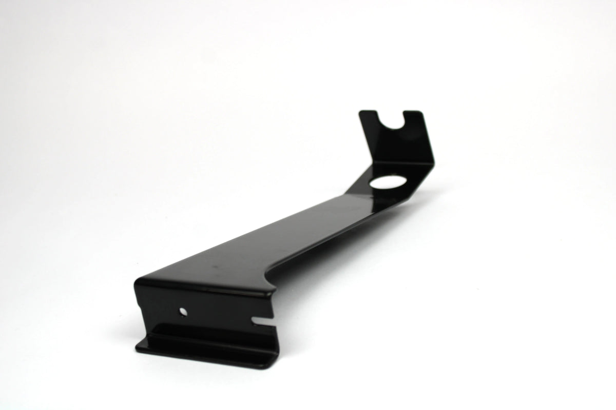 Black metal Elddis motorhome water tap bracket.