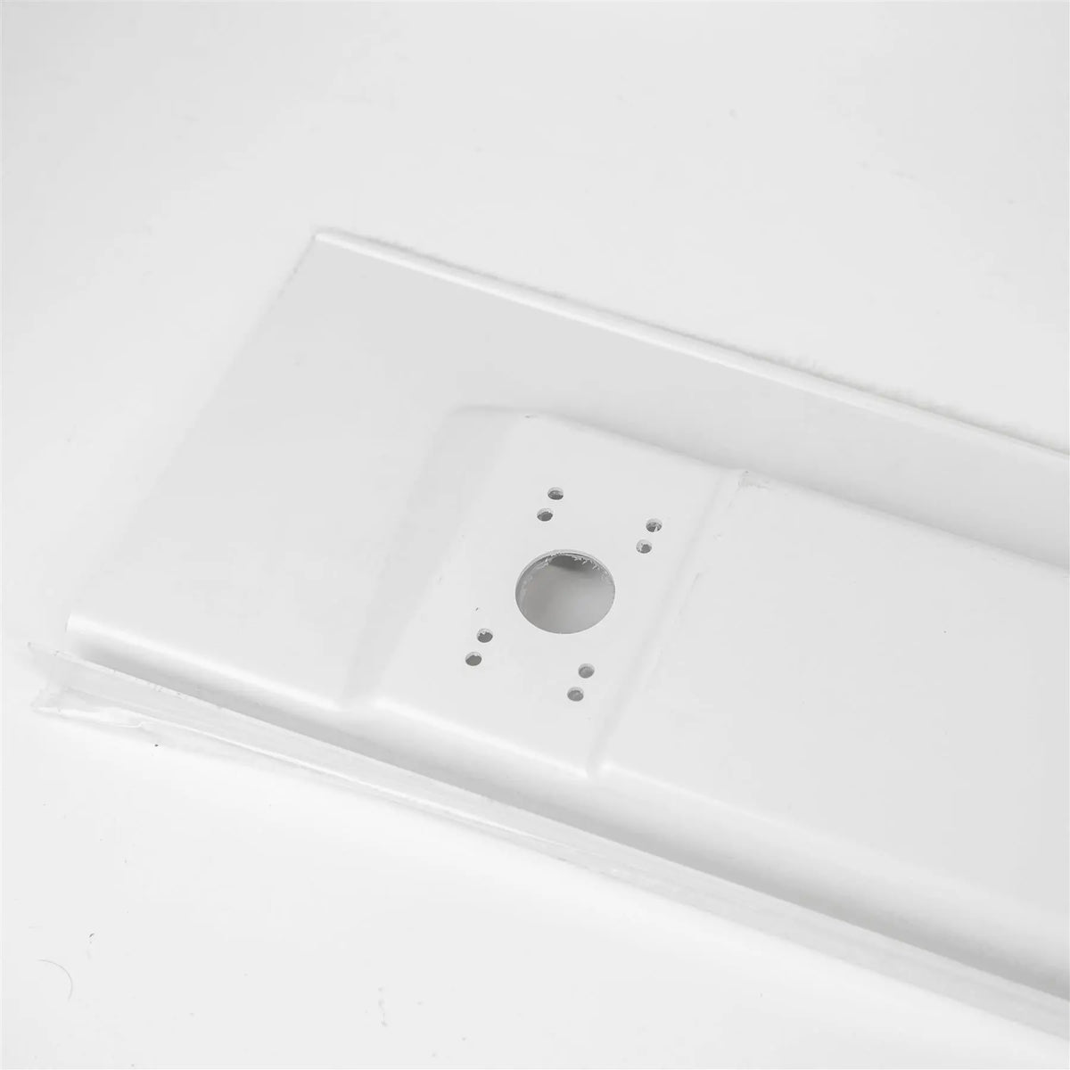 A white Elddis Encore motorhome centre bumper.